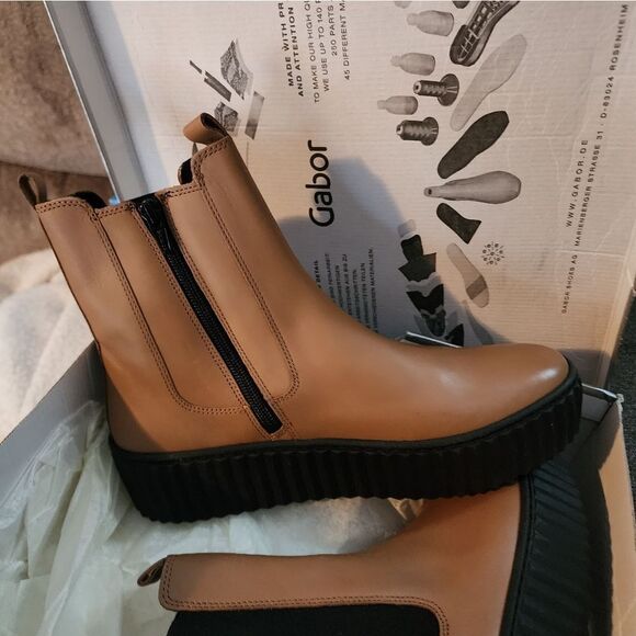 GABOR NEW CALF MICRO BOOTS 👢 SIZE 9.5 NIB - Picture 5 of 9